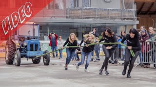 Video Jungbauern bewiesen beim Traktorzoichn Stärke [upl. by Alford]