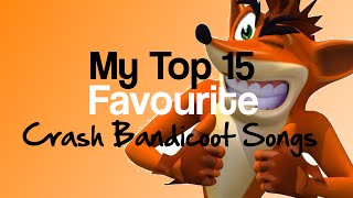 My quotTop 15quot Favourite Crash Bandicoot Music Tracks  Songs [upl. by Lledo841]