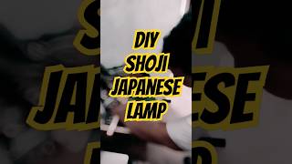 Diy shoji lamp short woodworking [upl. by Campney]