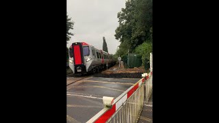 Class 197 With 4 Carriages Arriving At Nantwich 1582024 [upl. by Nilpik177]