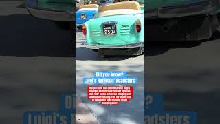 DID YOU KNOW Luigi’s Rollickin Roadsters in Cars Land at Disneyland Resort [upl. by Topper]