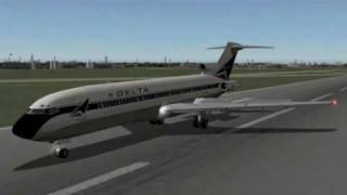 Landing at Greater Rochester International Airport Xplane 9 [upl. by Astrix673]