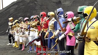 Goseiger e Shinkenger Vs Buredoran Legendado PT  Goseiger Vs Shinkenger [upl. by Belmonte]