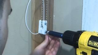 How to Install the Cord Tensioner for Vertical Blinds [upl. by Nnyltak]