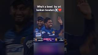 Sri lankan bowlers change the match against afghanistan☠️❤ cricket trending shorts [upl. by Lafleur]