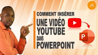 PowerPoint  comment insérer une vidéo Youtube [upl. by Lebatsirc271]