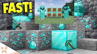 I find my world first Diamond and make diamond amor and tools How to play Minecraft part 3 [upl. by Yam232]