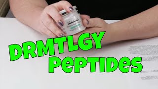 DRMTLGY Skincare Peptide Night Cream Moisturizer Review and How to Use [upl. by Tabbitha207]