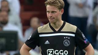 Frenkie de Jong vs Real Madrid Away 05032019  HD [upl. by Reinald]