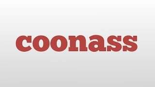 coonass meaning and pronunciation [upl. by Mattland306]