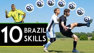 TOP 10 BRAZILIAN SKILL MOVES [upl. by Ardnyk515]