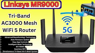 Linksys MR9000  Tri Band AC3000 Mesh WIFI 5 Router  WIFI Speed Booster router [upl. by Llerruj]