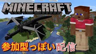 【Minecraft】参加型っぽい配信amp雑談 [upl. by Kalmick171]