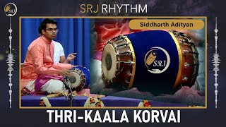 Siddharth Adityan  Mridangam Arangetram ThriKaala Korvai  SRJ Rhythm [upl. by Dimmick]