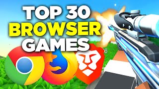 TOP 30 FREE Browser Games 2021  2022  NO DOWNLOAD io Games [upl. by Lyell]