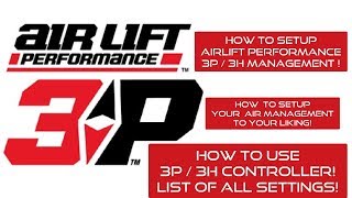 AIRLIFT PERFORMANCE 3P  3H MANAGEMENT  CONTROLLER SETTINGS AND REVIEW [upl. by Kcirneh]