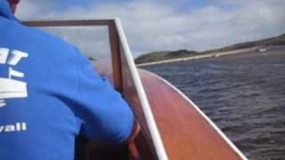 Speedboat Hits a Great White Shark  in Padstow Cornwall [upl. by Dorej858]