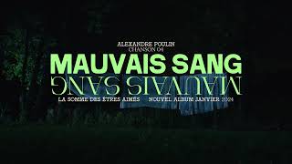 Alexandre Poulin  Mauvais sang Lyric video [upl. by Frieda]