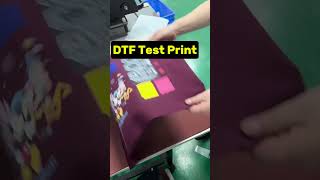 DTF Test Print [upl. by Anaoj]