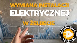 Wymiana instalacji elektrycznej w żelbecie  bruzdować❓ile to kosztuje  mówię na końcu filmu 💰💰💰 [upl. by Eceeryt270]