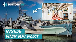 Inside Britains Last Surviving WW2 Cruiser  HMS Belfast [upl. by Allister]