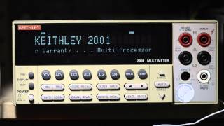 Secret menu in Keithley 2001 DMM Bfirmware [upl. by Munroe]