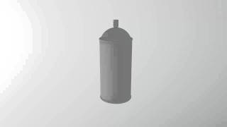 Spray Can Model  C4D Free Download [upl. by Siderf532]