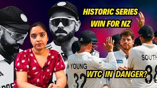 India Lose Test Series After 12 Years  Ind vs NZ  WTC  Offside Opinions  Rima [upl. by Derinna]