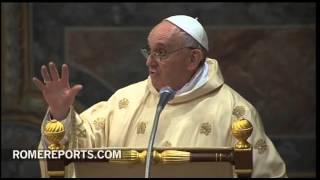 Pope Francis first Homily [upl. by Nylkaj]