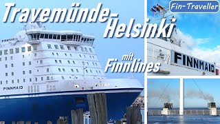 Finnlines Finnmaid Travemünde  Helsinki ohne Auto [upl. by Ahsenrad]