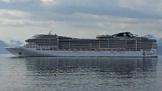 MSC PREZIOSA ARRIVES MOLDE 18 MAY 2024 [upl. by Friedlander]