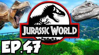 Jurassic World Evolution Ep47  SPINOSAURUS vs NODOSAURUS DINOSAURS BATTLE Gameplay  Lets Play [upl. by Innaig]