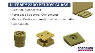 ULTEM™ 2300 PEI Polyetherimide Overview in Under a Minute [upl. by Casabonne]