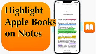 How to use Highlights Notes in Apple Books  Highlights Apple Books [upl. by Remmer]