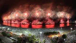 Reveillon Año Nuevo en Rio de Janeiro Playa de Copacabana 2013 [upl. by Bywaters105]