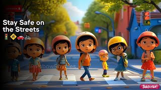 🚦🚸🚗🚲 Stay Safe on the Streets A Fun and Educational Childrens Song about Traffic Safety [upl. by Atiuqahs]