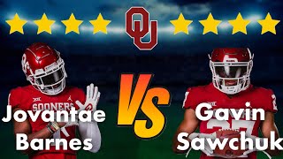 Gavin Sawchuk vs Jovantae Barnes  Oklahoma Football 4 Star Running Backs Comparison [upl. by Eisenhart]