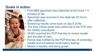 Newborn Bloodspot Screening Specimen Collection Training  OSPHL [upl. by Aracahs]