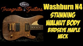 Washburn N4Nuno Walnut USA Natural Matte  STUNNING GUITAR [upl. by Ettessil]