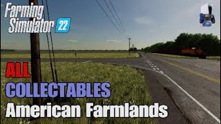 FS22 American Farmlands  Earn extra money  All 100 Collectables [upl. by Rudolf968]