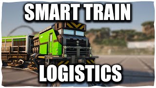 Smart Train Logistic Systems in Satisfactory Update 6 [upl. by Killion]