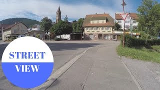 STREET VIEW Mitteltal in Black Forest in GERMANY [upl. by Diane-Marie753]