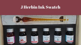 J Herbin Ink Swatch [upl. by Patrice]