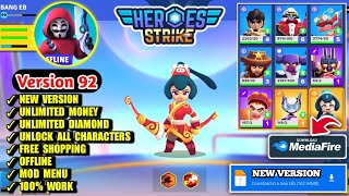 UPDATE Heroes Strike Offline Mod Apk v92 Terbaru 2024  Unlimited Money amp Unlock All Characters [upl. by Bernadene94]