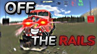 Driving Trains OFF TRACKS literally  Train and Rail Yard Simulator [upl. by Daus]