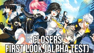 Closers Online Free Action MMO Watcha Playin Gameplay First Look North America amp Europe Alpha [upl. by Margret]