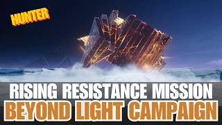 Rising Resistance Mission and more  Solo Beyond Light Campaign  Hunter  Gameplay  Destiny 2 [upl. by Rinum]