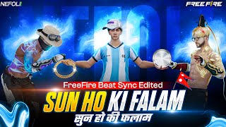 Sun Ho Ki Falam  Beat Sync  Free Fire Best Edited [upl. by Theron]