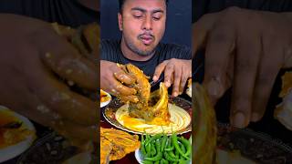 Spicy Big Pangas Fish Head Curry mukbang asmr shortvideo reelsvideo food eating short reels [upl. by Rask]