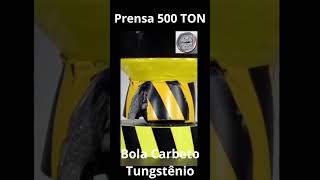 Prensa 500 TON Bola Carbeto Tungstênio [upl. by Ona]